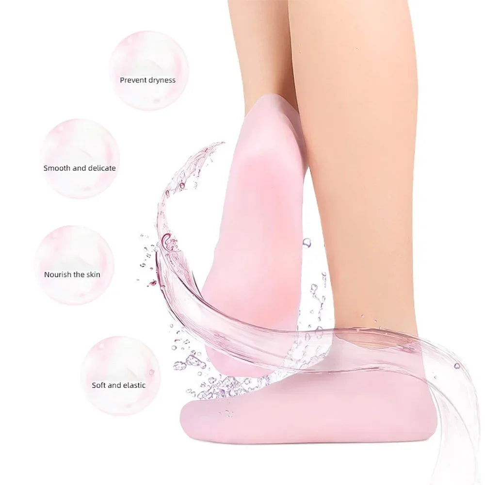Silicone Moisturizing Socks Gel Heel Protect Socks