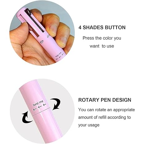 4 In 1 Makeup Pen Waterproof Eyebrow Pencil
