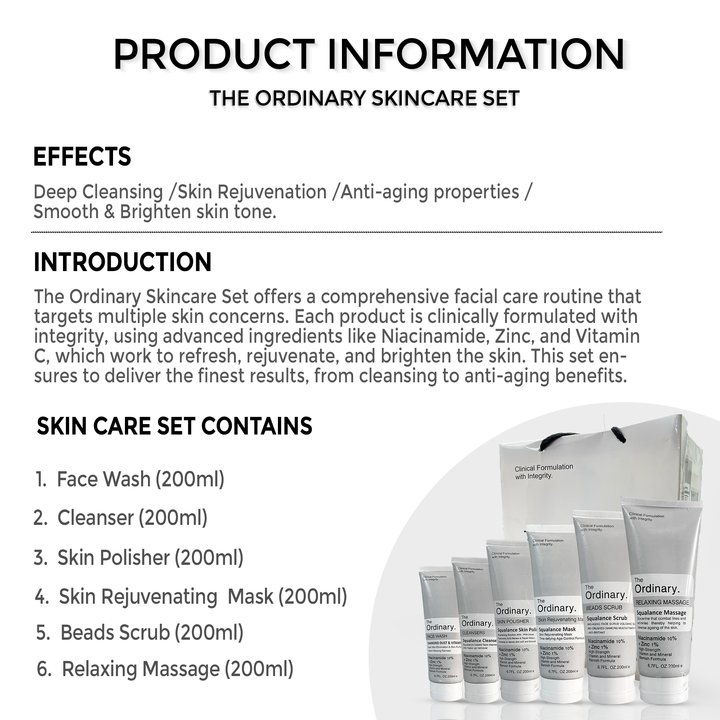 The Ordinary's Whitening Facial Kit for Clearer, Brighter Skin