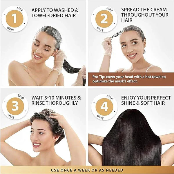 Karseell Nourishing Collagen Hair Treatment Mask for Dry & Damaged Hair - 500ml