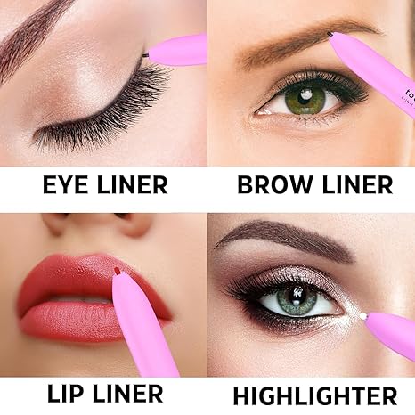4 In 1 Makeup Pen Waterproof Eyebrow Pencil