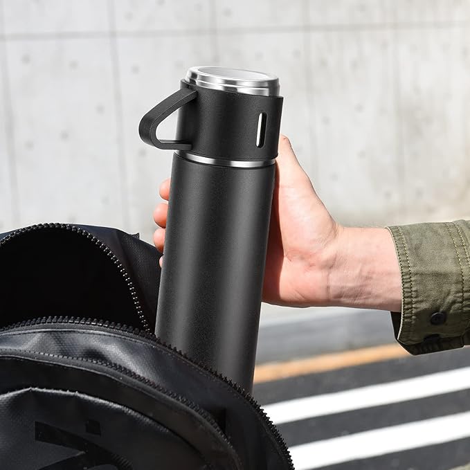 Vacuum Flask Bottle & Cup Stainless Steel Flask