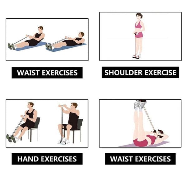 4 Tube Resistance Tummy Trimmer