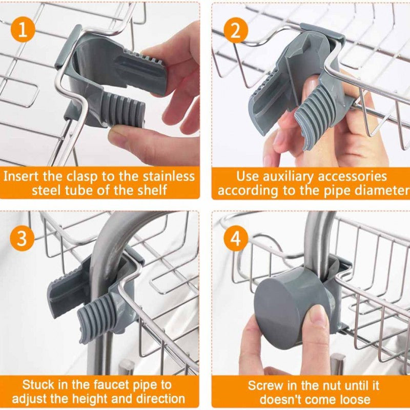 Stainless Steel Sink Sponge Holder