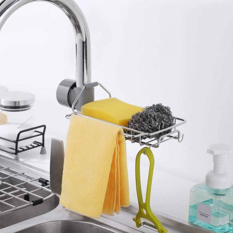 Stainless Steel Sink Sponge Holder