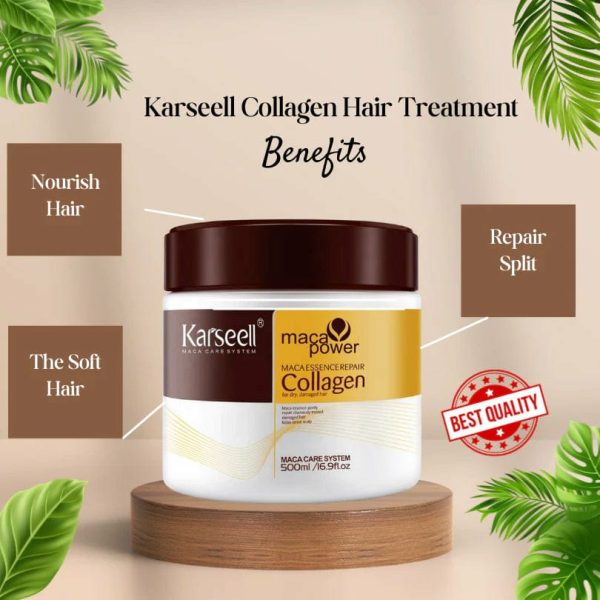 Karseell Nourishing Collagen Hair Treatment Mask for Dry & Damaged Hair - 500ml