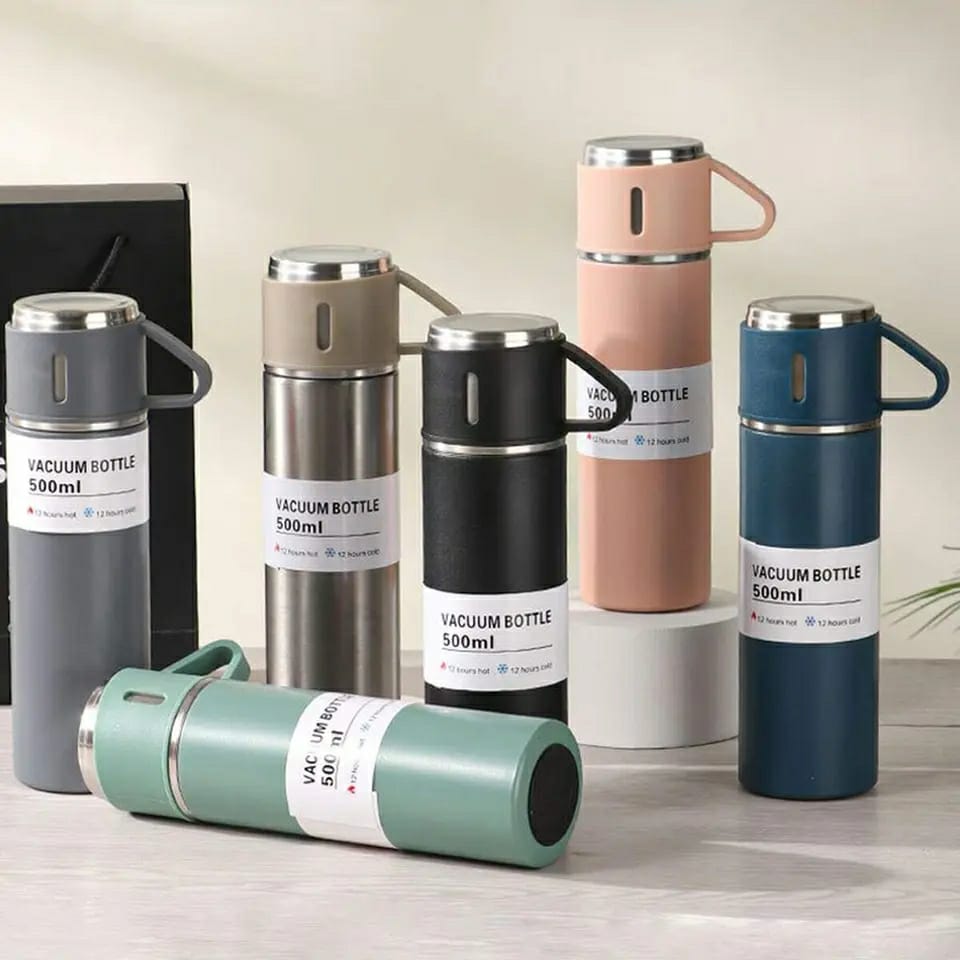 Vacuum Flask Bottle & Cup Stainless Steel Flask