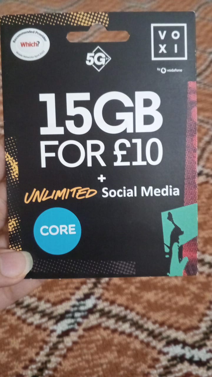 Lifetime guaranteed U.k sim for TikTok live, what'sap and other purposes