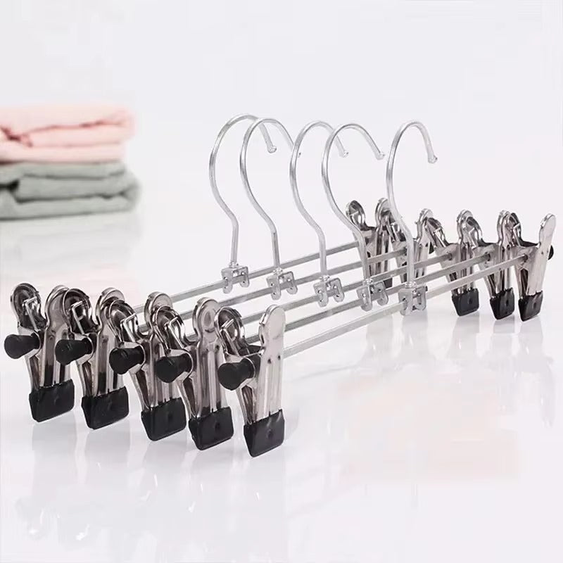 Durable Stainless Steel Clip Pants Hangers