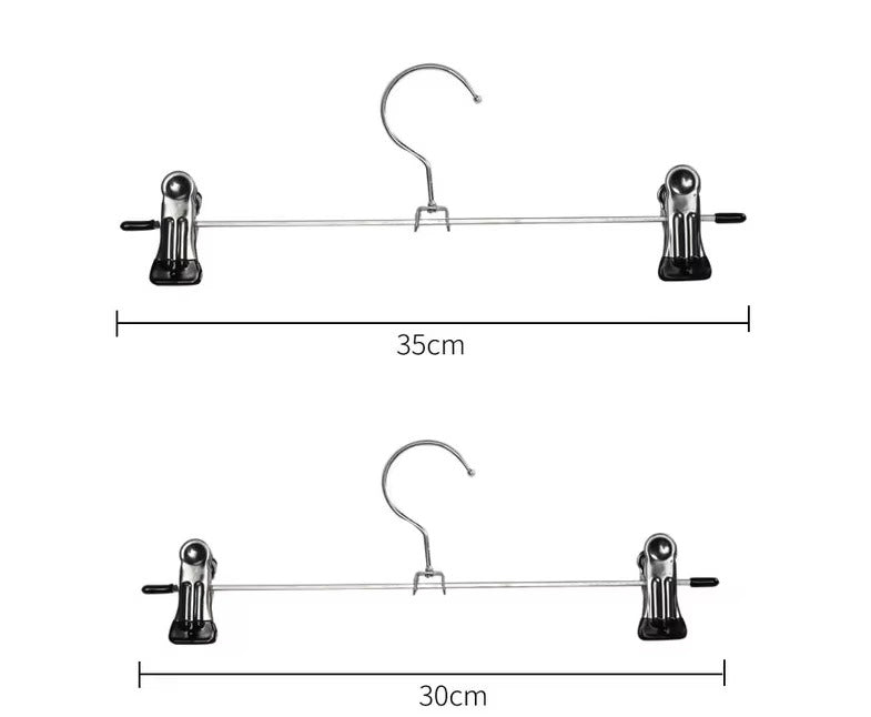 Durable Stainless Steel Clip Pants Hangers